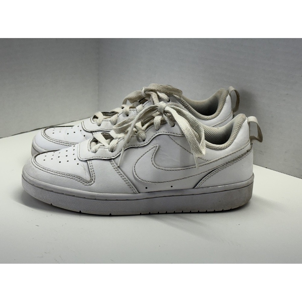 Nike Court Borough 2 Sneakers BQ5448-100 White Youth Size 4.5Y